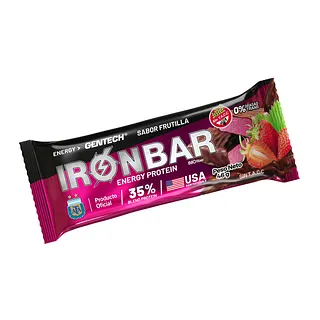 Iron Bar Sabor Frutilla x 46 gr x 20 u (Gentech)
