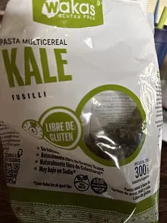 Fusilli Multicereal con Kale x 300 gr (Wakas)