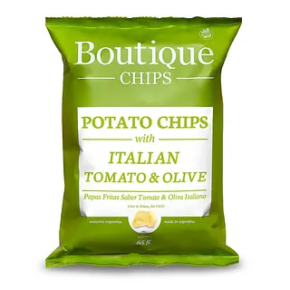 Chips de Papas Italian Tomato y Olive x 65 gr (Boutique)