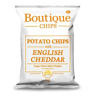 Chips de Papas English Cheddar x 65 gr (Boutique)