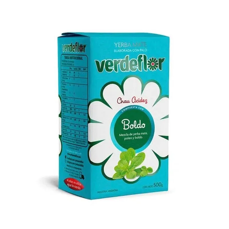 Yerba Mate Boldo x 500 gr (Verdeflor)