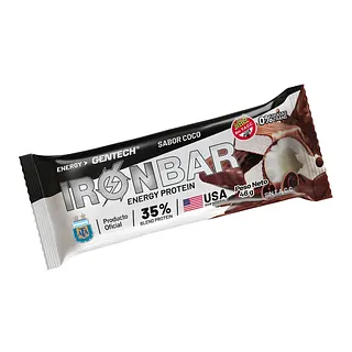 Iron Bar Sabor Coco x 46 gr x 20 u (Gentech)