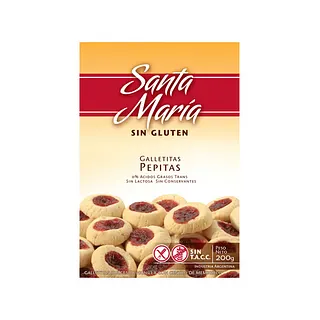 Galletitas Pepas x 200 gr (Santa Maria)