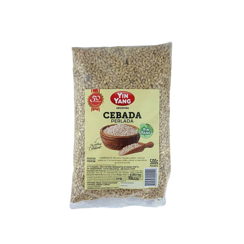 Cebada Perlada x 500 gr x 6 u (Yin Yang)