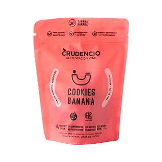 Galletitas Cookies Banana x 90 gr (Crudencio)