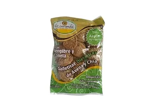 Galletitas de Jengibre y Canela sin Azucar x 200 gr (La Zaranda)