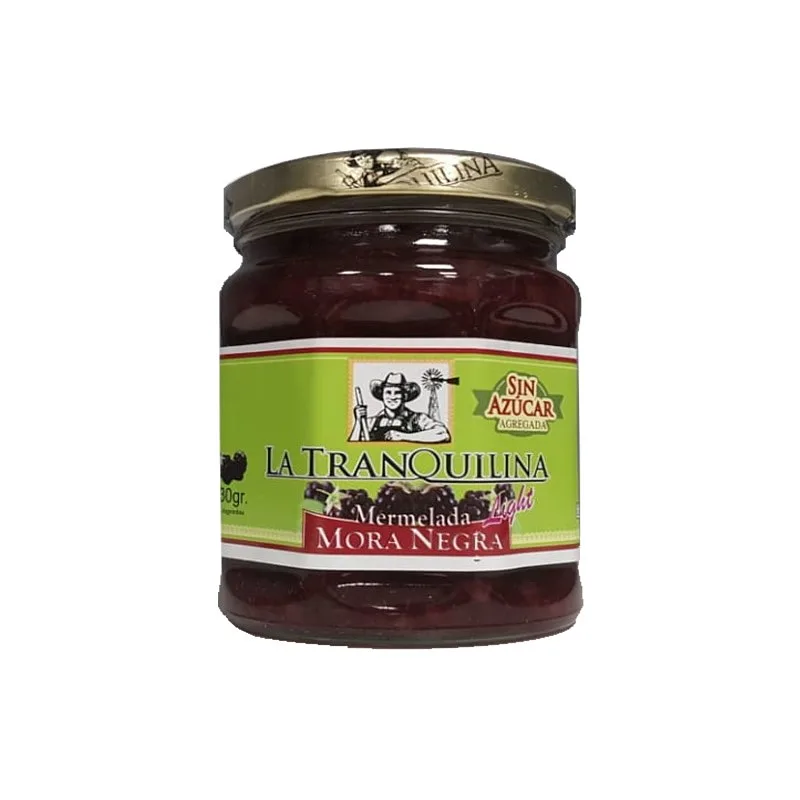 Mermelada Mora Negra Light x 330 gr (La Tranquilina)