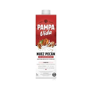 Leche Pampa Vida Nuez Pecan sin Azucar x 1 lt x 8 u (Pampa Vida)
