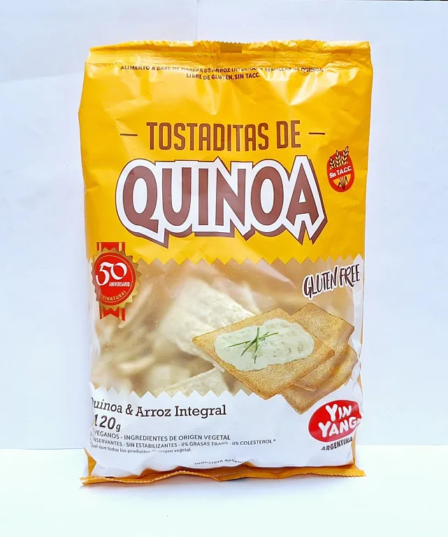 Tostadas de Quinoa x 120 gr x 6 u (Yin Yang)