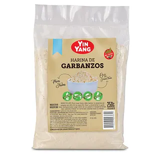 Harina de Garbanzo para Faina x 250 gr x 6 u (Yin Yang)