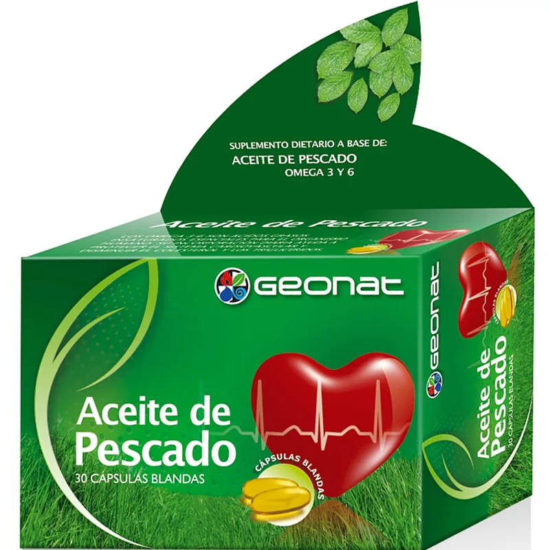 Aceite de Pescado Omeganat x 30 cap (Geonat)