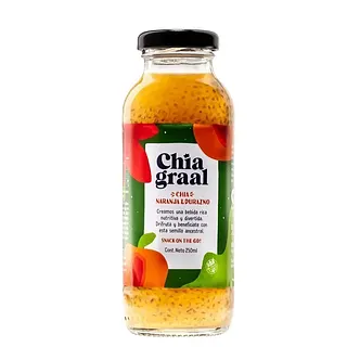 Jugo Naranja y Durazno x 250 ml (Chia Graal)