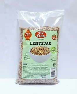 Lentejas x 500 gr x 6 u (Yin Yang)