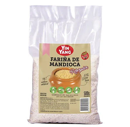 Farina de Mandioca Rebozador x 500 gr x 6 u (Yin Yang)