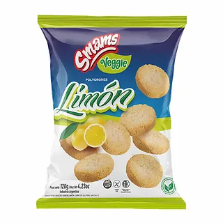 Polvoron Limon Veggie sin Tacc Kosher (Smams)