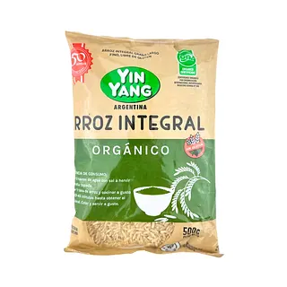 Arroz Integral Organico x 500 gr x 6 u (Yin Yang)