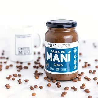 Pasta de Mani Cacao sin Azucar x 400 gr (Entrenuts)