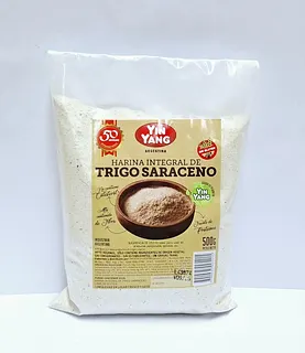 Harina Integral de Trigo Sarraceno x 500 gr x 5 u (Yin Yang)