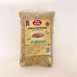 Arroz Integral Grano Largo x 1 kg x 5 u (Yin Yang)