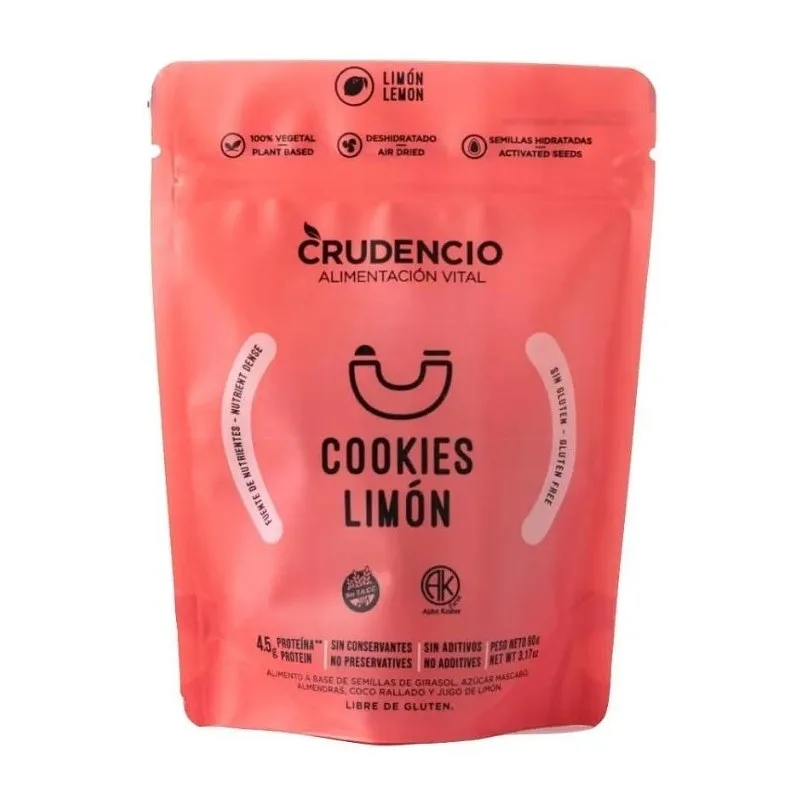 Galletitas Cookies Limon x 90 gr (Crudencio)