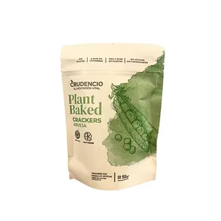 Galletitas Plant Baked Crackers Arveja x 150 gr (Crudencio)