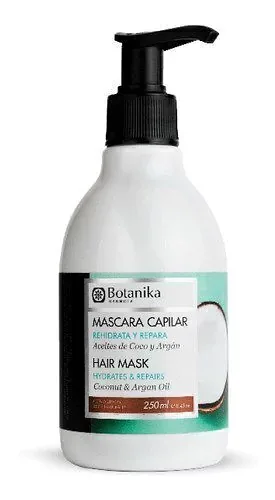 Mascara Capilar Coco + Argan Botanika x 250 gr (Natier)