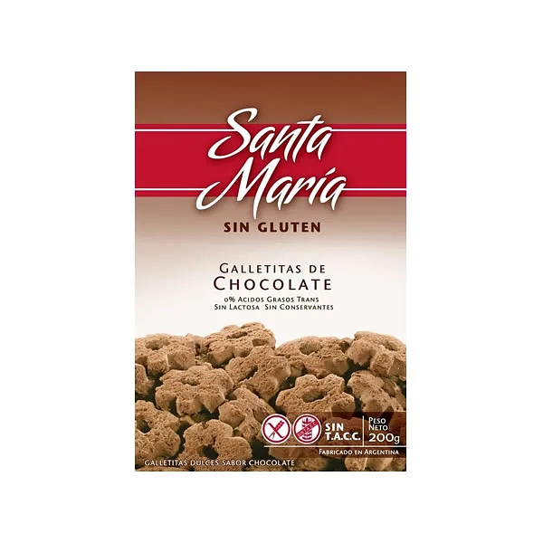 Galletitas Chocolate x 200 gr (Santa Maria)