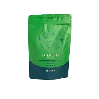 Spirulina Polvo x 100 gr (Goldfish)