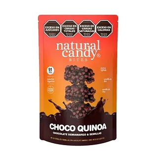 Choco Quinoa Chocolate Semi Amargo y Semillas x 80 gr (Natural Candy)