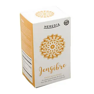 Te Jengibre x 25 u (Heredia )
