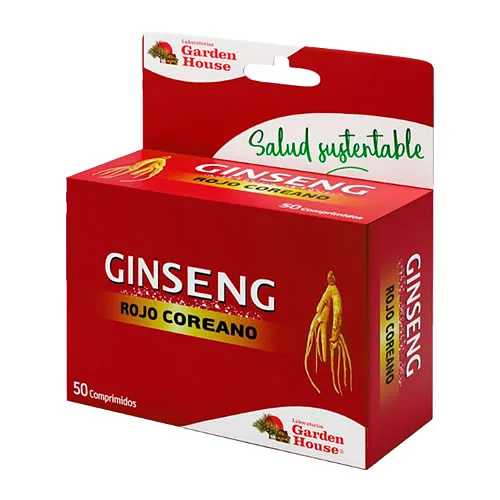 Ginseng Rojo Coreano x 50 comp (Garden House)
