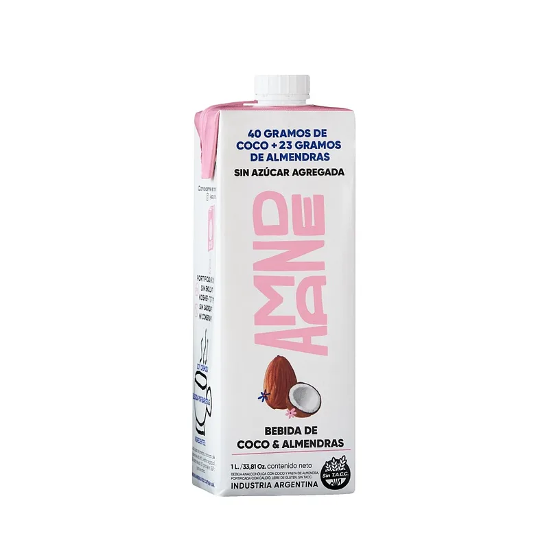 Leche de Almendras con Coco x 1 lt x 8 u (Amande)