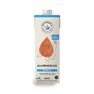 Leche de Almendras Original sin Azucar x 1 lt x 8 u (Tratenfu)