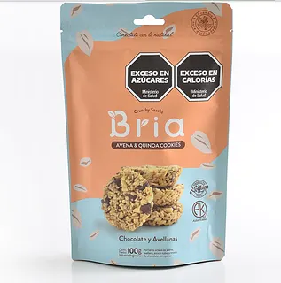 Snack Chocolate y Avellanas x 100 gr (Bria)