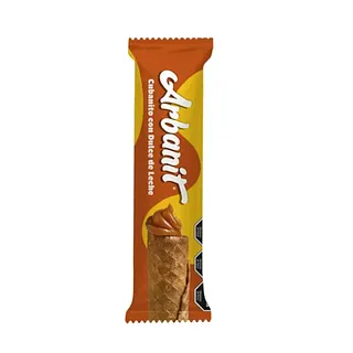 Cubanitos Rellenos de Pasta de Dulce de Leche x 28 gr x 12 u (Arbanit)