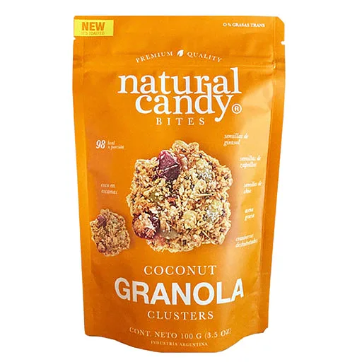Granola Coconut Clusters x 100 gr (Natural Candy)
