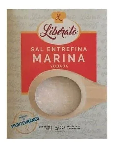 Sal Marina Entrefina Yodada x 500 gr (Liberato)