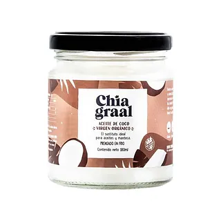 Aceite de Coco Virgen x 180 ml (Chia Graal)