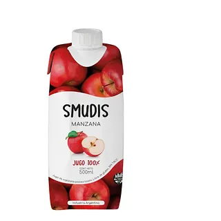 Jugo de Manzana x 500 ml x 12 u (Smudis)