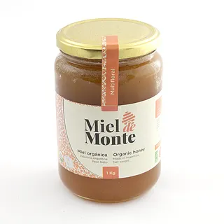 Miel Organica Multifloral x 1 kg (Miel de Monte)