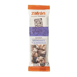 Barritas Arandanos y Almendras x 28 gr x 12 u (Zafran)