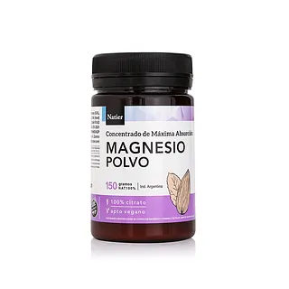 Magnesio en Polvo Concentrado x 150 gr (Natier)