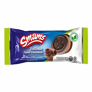 Galletitas Chocolate Relleno Mousse de Chocolate sin Tacc Kosher (Smams)