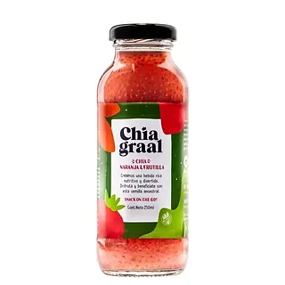 Jugo Frutilla Naranja y Chia x 250 ml (Chia Graal)