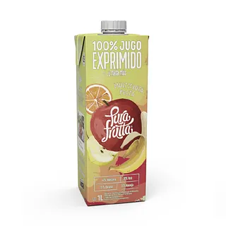 Jugo 100% Exprimido de Multifruta x 1 lt x 8 u (Pura Frutta)