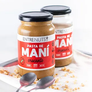 Pasta de Mani Crocante x 370 gr (Entrenuts)