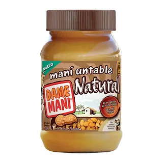 Mantequilla de Mani Natural x 510 gr (Dame Mani)
