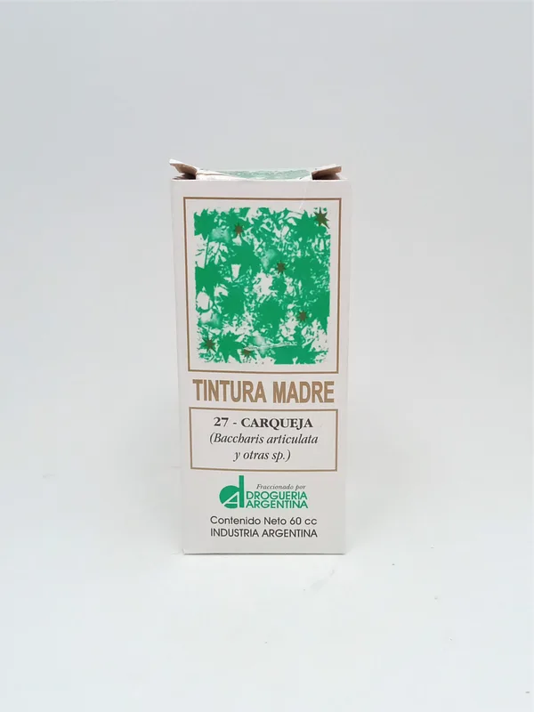 Tintura Madre N27 - Carqueja - x 60 ml (Drogueria Argentina)