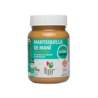Mantequilla de Mani Natural x 400 gr (Byour Food)