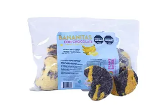 Bananitas con Chocolate x 170 gr (Un Rincon Vegano)